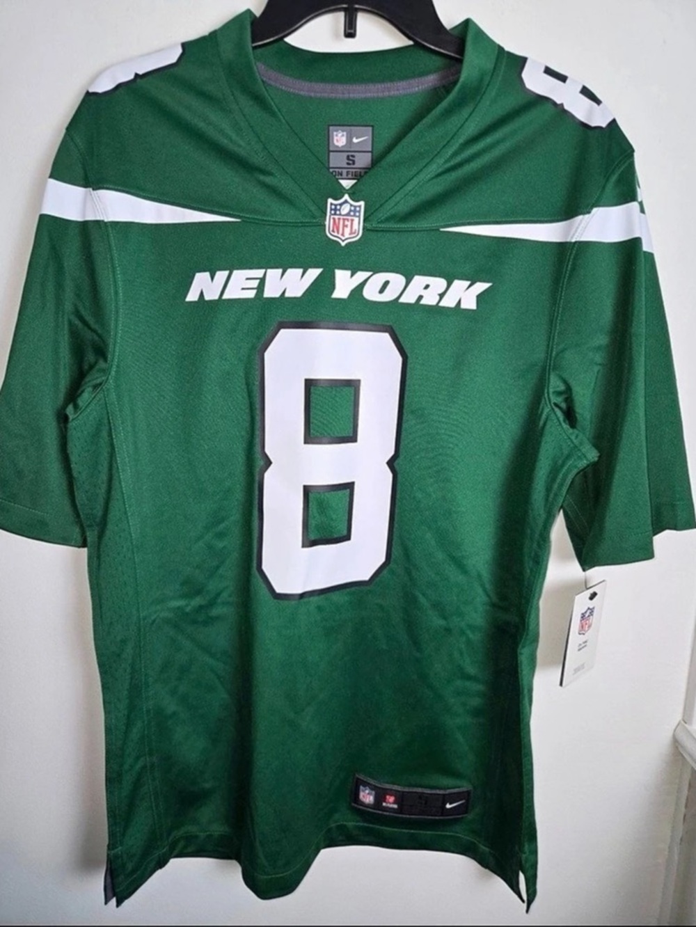 New York Jets Nike Elijah Moore Home Jersey Mens Small